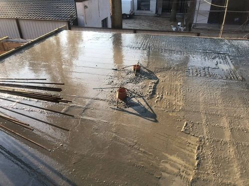 Glatte Betonfläche